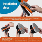 CLEANHOME Tub Tile Scrubber Brush for Cleaning Shower Tile Floor,Bathtub - Image 6
