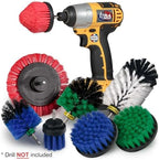 Drillbrush Power Scrubber Attachments - Interior Car Detailing Kit - Image 4