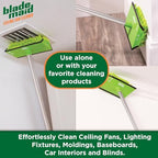 Blade Maid Ceiling Fan Blade Cleaner & Duster | Extendable Pole for High Ceilings, Moldings, Blinds, Walls & Cars, Corner Cleaning Tool, with Reusable Microfiber Pads | Size 3 feet (Pack of 1) - Image 5