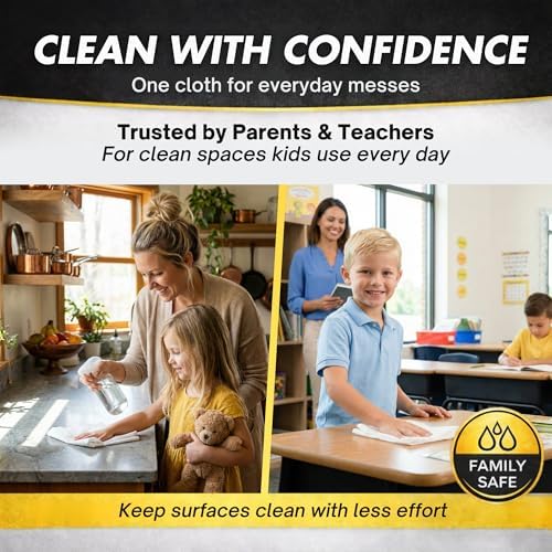 Microfiber Magic Cloth, Streak-Free Glass & Window Cleaning Cloth, 6-Pack - Image 7