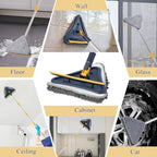 Baseboard Cleaner Tool with 78" Long Handle, 5-in-1 Wall Mop 6 Pads - Image 7