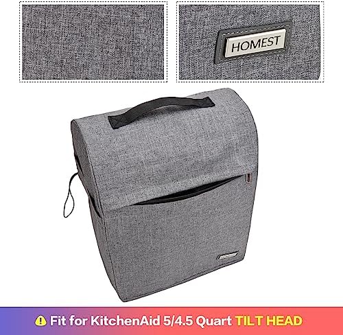 HOMEST Stand Mixer Dust Cover for KitchenAid 5/4.5 Quart Tilt Head - Image 6