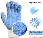 MIG4U 3 Pairs Microfiber Dusting Gloves, House Cleaning Glove for Blinds, Plants, Windows, Shutters, Furniture, Car Interior, Reusable Lint-Free Mitt, S/M - Image 2