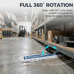 42" Commercial Dust Mop for Floor Cleaning, Heavy Duty Industrial Mop - Image 2