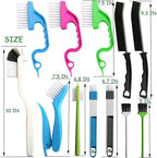12Pcs Small Crevice Gap Cleaning Brushes, Groove Detail Brush Cleaner Tools - Image 6
