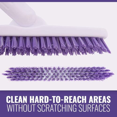 Fuller Brush E‑Z Scrubber Replacement Head – 9" V‑Trim Tile & Grout Brush Head Only, Compatible with Telescopic Handle (Sold Separately) – Deep Grime Cleaning Without Scratching - Image 7