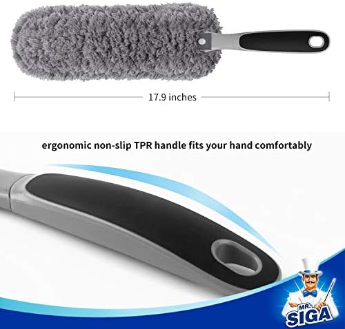 MR.SIGA Lint Free Microfiber Duster, Washable Duster for Household Cleaning - Image 3