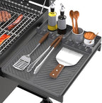 Silicone Grill Mat Compatible with Blackstone, Grey by LANLW