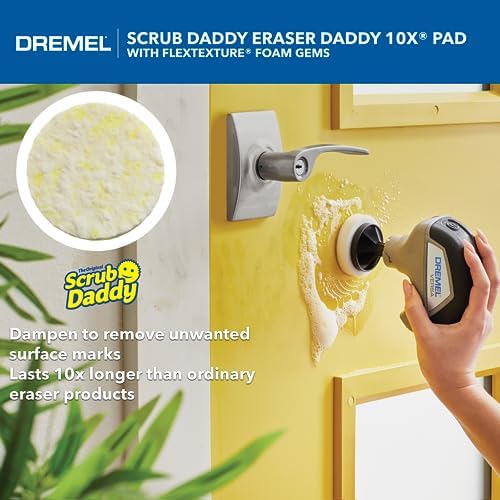 Dremel Versa 5-Pack Scrub Daddy Cleaning Sponge Pads, Variety Pack for Multi-Surface Cleaning, for use in Kitchen, Household and Bathroom - Compatible with Versa Power Scrubber Tool, PC360-5 - Image 3