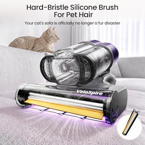 Bed Vacuum Cleaner, 20kPa, 253.7nm UV-C Light, Ultrasonic,149°F Heating - Image 7