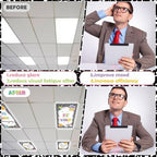 8Pcs Classroom Fluorescent Light Cover,2x4 FT Composition Inspirational - Image 5
