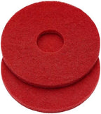 Teenyyou 2 Pcs 12" Red Floor Buffer Pads for Machine by Teenyyou