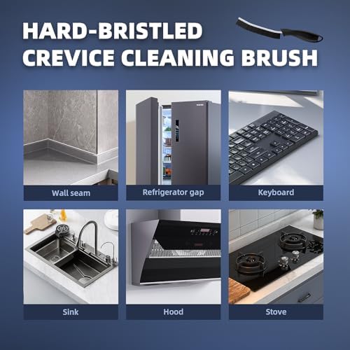 CLEANGOR Crevice Cleaning Brushes, Cleaner Scrub Brush Tool for Tight Space - Image 6
