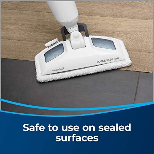 BISSELL PowerFresh Pet Steam Mop 19404 Hard Floor Steamer with Odor‑Eliminating Scent Discs, Easy Scrubber for Tough Messes, 2 Steam Levels, Sanitizes - Image 2