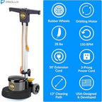 Prolux PLC13L 13" Heavy Duty Commercial Polisher Floor Buffer Machine Scrubber and 5 Pads - Image 6