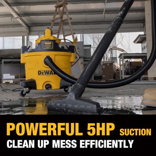 DEWALT Shop Vacuum Wet and Dry 9 Gallon 5 HP with Detachable Blower - Image 4