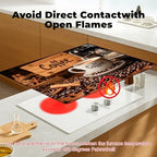 Heat-resistant Stove Top Cover - 28.5" X 20.5" Cooktop Protector Covers, Scratch-resistant Washable Pad Kitchen Countertop Mat (Coffee, 28.5" x 20.5") - Image 3