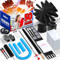 Holikme 42FT Dryer Vent Cleaner Kit 50Pcs - Lint Remover Brush Vacuum Tools by Holikme