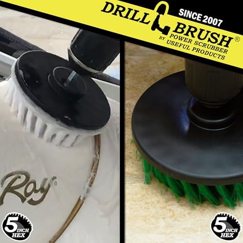 Drill Brush - Clean Stove, Oven Rack, Sink, Tile, Counter, Cabinets, Floors - Image 2