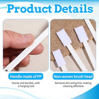 40Pcs Disposable Crevice Brush, Disposable Window Track Cleaning Brush, Crevices Hole Cleaning Tool for Keyboards, Table, Corner, Small Spaces - Image 2