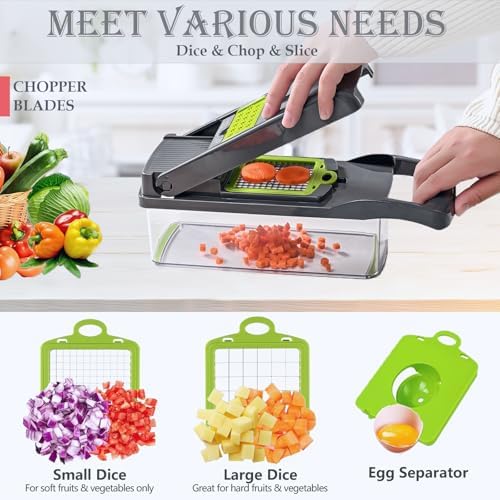 Vegetable Chopper Mandoline Slicer Home Kitchen Appliance Essential Gadget - Image 2