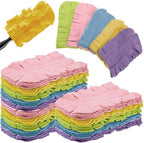 20 Pcs Reusable Duster Refills Washable Pads, Rainbow Colors by Zubebe