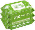 Air Jungles All Purpose Cleaning Wipes 210 Count, XL 8x10 Inch by AirJungles