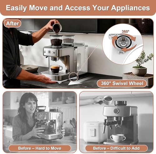 Adjustable Appliance Sliding Tray - Expandable 11" x 11"- 20" x 20" - Image 4