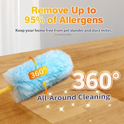 Duster Refills for Swiffer Duster with 3ft Extension Pole & Short Grip 30ct - Image 2