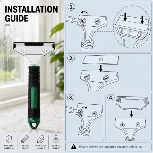 6-in-1 Silicone Sealant Removal Tool Kit, Multi-Function Caulk Remover & Grout Scraper Set for Bathroom, Kitchen, Tile, Shower, Sink & Window Cleaning and Repair. - Image 5
