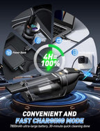 Gxzsk Handheld Vacuum Cordless, Rechargeable Car Vacuum, Hand Vacuum - Image 4