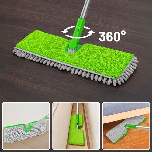 2-Sided Microfiber Dust Mop for Hardwood Floors & Walls - Image 4