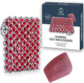 316L Cast Iron Scrubber Kit + Pan Scraper, Silicone Sponge, Dishwasher Safe by ZYLARK