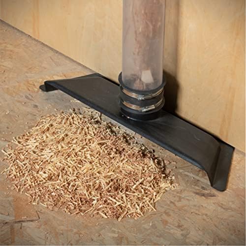 POWERTEC 70103V 21 in. Dust Collection Floor Sweep – Floor Mounted Blast Gate Attachment - Image 6