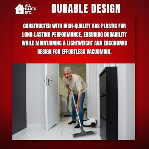 Vacuum Floor Brush Attachment, 12 Inch Brush for 1.25” Vacuum Accessories with Two Adapters for 1 3/8” & 1.5" Compatibility with Shop Vac, Shark, Miele, Bissell, Nutone, & Central Vacs - Image 6