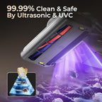 Jimmy BX7 Pro Mattress Vacuum Cleaner, Bed Vacuum Cleaner with UV-C & Ultrasonic & 5s Quick Heating, 16Kpa Suction 480W Handheld Vacuums for Dust & Pet Hair with HEPA(Gray, Corded) - Image 3