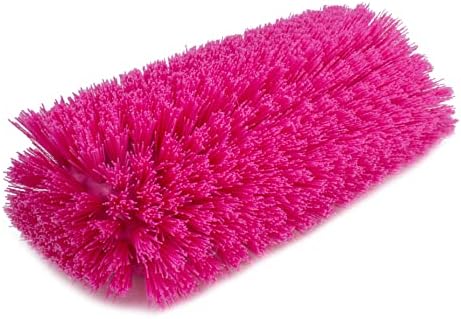 SPARTA 40422EC26 Floor Scrub Brush Head, Multi-Level, Dual Surface Plastic Block with Side Bristles, Crimped Polyester, Threaded Handle Hole, Ideal for Wide and Tight Spaces, BPA Free, 12 Inches, Pink - Image 5