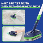 BOOMJOY 4 in 1 Shower Cleaning Brush, 58" Extendable Tub and Tile Scrubber Set, Grout Brush with Long Handle, Shower Tile Floor Scrubber for Cleaning Baseboard Bathroom Toilet Kitchen - Image 3