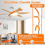 30FT High Reach Duster Cleaning Kit with 5-24 FT Extension Pole - Image 4