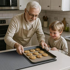 Stove Top Cover for Electric Stove - Food Grade Ceramic Stove top Cover, Silicone XXL Dish Drying Mat, Glass Cooktop Covers, Flat RV Range top Mats (Gray Thickened,30x21) - Image 7