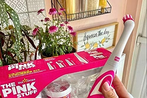 Britains Beauty The Miracle Scrubber Kit The Pink Stuff Star Drops 2 Cleaning Paste Electric Scrubber Kit With 4 Cleaning Brush Heads. - Image 5