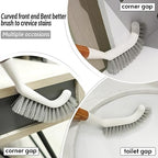 Crevice Cleaning Brush, Hard Bristle Grout Brush Gap Cleaner Tool for Tight Groove Spaces, Kitchen, Bathroom, Sliding Shower Door, Faucets Corners, Tiles, Sink and Windows Track - Image 5