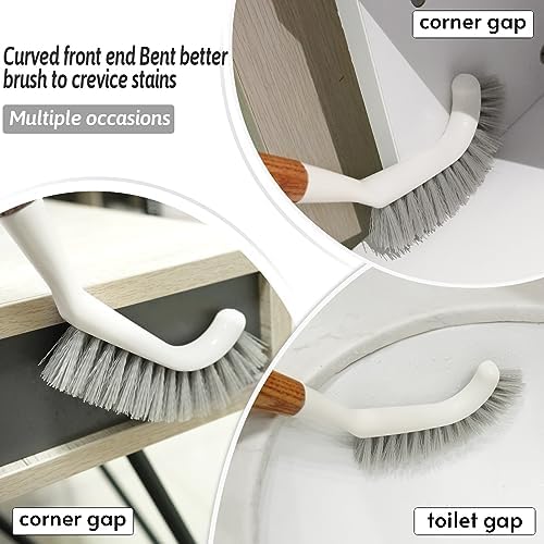 Crevice Cleaning Brush, Hard Bristle Grout Brush Gap Cleaner Tool for Tight Groove Spaces, Kitchen, Bathroom, Sliding Shower Door, Faucets Corners, Tiles, Sink and Windows Track - Image 5