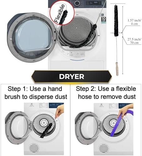 Dryer Vent Cleaner Kit & Dryer Vent Cleaner for Shark Vacuum Attachments - Image 5
