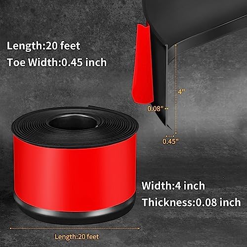 Vinyl Baseboard Molding Trim 4 Inch Peel and Stick Cove Base - Image 2