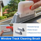XANGNIER Window Track Cleaning Tools,Window Sill Cleaner Tool Kit,8 Pcs - Image 3