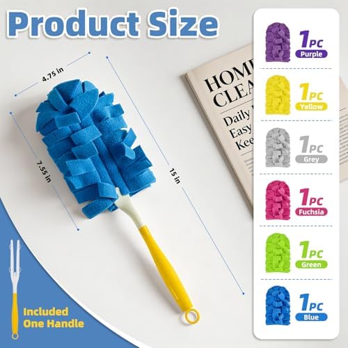 Reusable Duster Refills, Washable Duster for Swiffer (6 PCS) - Image 2