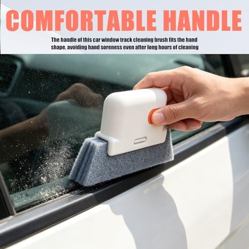 3PCS Magic Window Track Cleaner,2-in-1 Car Window Sill Cleaner Tool - Image 6