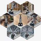 Commercial Electric Floor Scrubber Tile Polisher, Power Scrub Brush, 360°Rotating, Self-Propelled, Convenient Cordless, for Tile, Hard Floor Cleaning Gray - Image 3