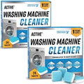 Washing Machine Cleaner Descaler 48 Pack - Value Size Deep Cleaning Tablets HE Front Loader & Top Load Washer, Septic Safe Eco-Friendly Deodorizer, Clean Inside Laundry Drum Tub Seal - 48 Count by ACTIVE